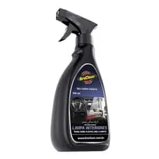 Melhor Limpador de Interiores 500ml ação em painéis estofados e plásticos internos BraClean