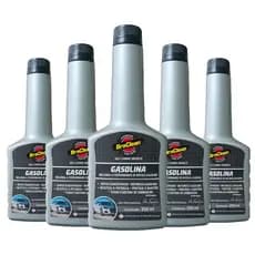 Melhor Kit 5 Aditivo Gasolina 250ml limpeza interna para bicos e válvulas via tanque BraClean