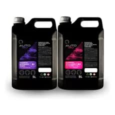 Kit 10L Shampoo Ácido 5L + Shampoo Alcalino 5L AUTO90 Limpeza Inteligente Potente Concentrado