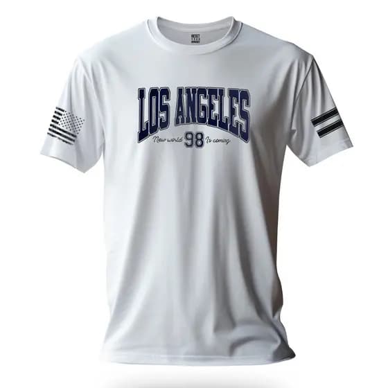 Camiseta Reset Masculino LOS ANGELES 98 100% Algodão Premium