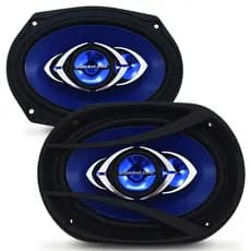Alto Falante 6x9 Polegadas Hurricane 180w Rms CM69 Quadriaxial 360w Pico Par