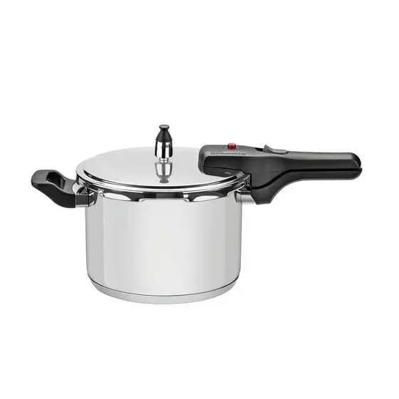 Panela Pressão Tramontina Brava Aço Inox Fundo Triplo 4,5 Litros Cabo Antitérmico