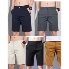 Kit 5 Bermuda Sarja Masculino Brim Short