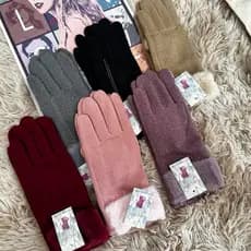 Luvas Femininas Touch Screen Pelucia Forrado Grosso F-68