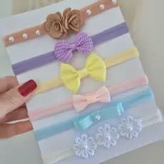Kit de Laços Meus Lacinhos 2, Bebês acessórios,  enxoval meninas