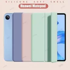 Para Huawei Matepad SE 10.1 T10S T10 10.4 Pro 11 10.8 T5 10.1 M5 Lite M6 8.4 PU Capa Protetora De Couro Slim Folio Macia