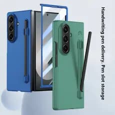 Com Slot Para Caneta E HD Film Skin Feel Case Samsung Galaxy Z Fold 8 Ultra Fold8 Wide Fold8 5G Hard PC Capa Protetora À