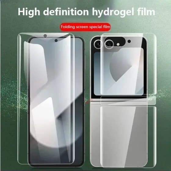 Filme De Hidrogel TPU Macio 4 Em 1 Para Samsung Galaxy Z Flip 8 7 SE 6 5 Flip8 Flip7 5G Anti-Impressões Digitais Capa Co