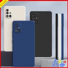 Capa Para Samsung A51 A71 M51 A50 A30S A50S A31 A70 A7 2018 Borda Reta 90 ° Estojo Telefone Celular YT