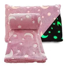 Cobertor Infantil Brilha no Escuro 1,80x2,00 Manta Solteiro Menino Menina Neon Macia Quente