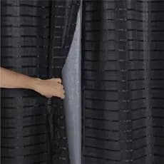 Cortina Blackout  2,80m x 2,30m com Voil Xadrez   Para Sala Quarto ou Porta Balcão Cores