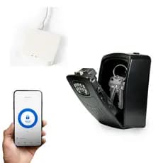Mini Cofre Para Chaves Casa + Gateway Tuya Combo Wifi