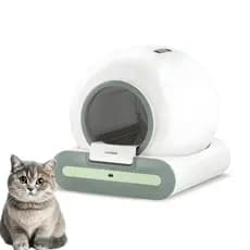 Casa De Gato Caixa De Areia Automática Inteligente App Branco