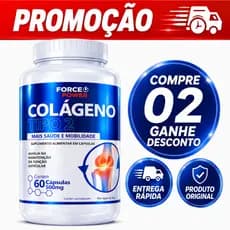 Colágeno Tipo 2 Original para Joelho Articulação Cartilagem Ossos 60 Cápsulas  POTE PARA 30 DIAS USO