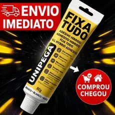 COLA FIXA TUDO Unipega 80 gramas ORIGINAL Fixadora Cola Até Debaixo D'água - ENVIO IMEDIATO
