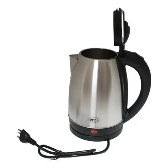 Chaleira Elétrica Inox 1.8L 220V - Aquecimento Rápido, Segurança Automática e Design Moderno