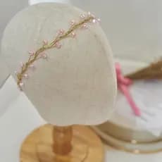 Tiara cristal rosa batizado casamento daminhas aniversario