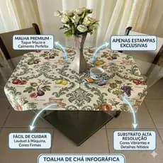 Toalha De Chá 0,90 x 0,70 Multiuso Pratica Oxford Premium Oferta Estampado Cozinha Decoração
