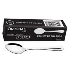 Colher de Cha Inox Euro com 12 Pcs Original Line