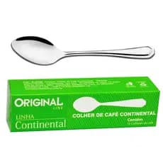 Kit 12 Colheres de Café Aço Inox Continental Original Line