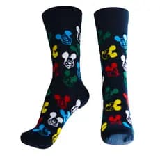 Meias unissex mickey e sua turma