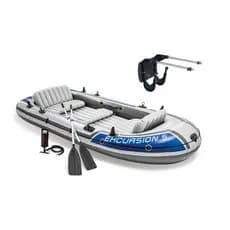 Bote Inflável Intex Excursion 5 #68325 Com SUPORTE DE MOTOR
