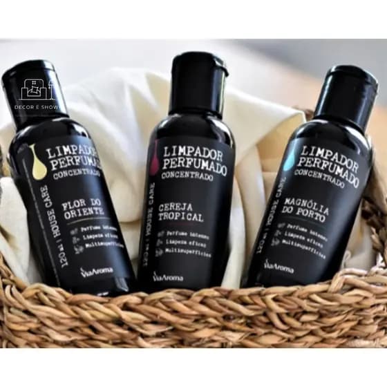 Limpador Perfumado Concentrado Via Aroma 120ml - Fragrância Luxuosa - Escolha sua Fragrância