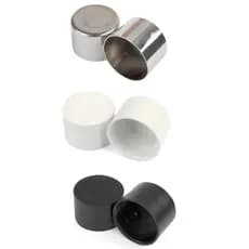 Par de Ponteiras Tampão Para Varão de Cortina 19mm – Acabamento Perfeito e Sofisticado