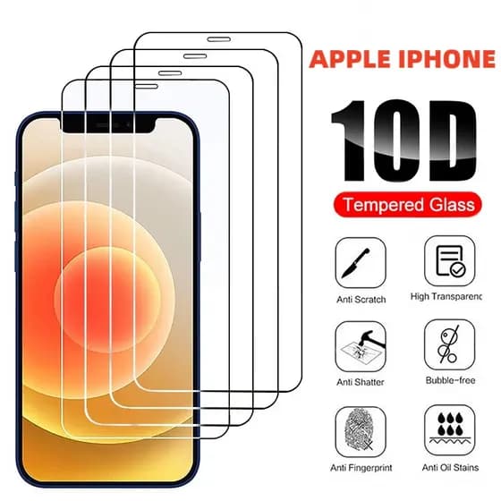 PELICULA De Vidro 3D Para iPhone 6 7 8 Plus X Xs Xr 11 12 13  mini 14 15 16 Pro max