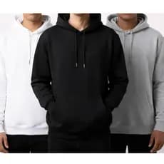 Kit 3 Moletom Masculino Feminino Canguru Flanelado Grosso Inverno Confortável Inverno Frio Quente Unissex Capuz Térmico