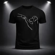Camiseta Pet Estampa Cachorro Amigo 100% Algodão Unissex Ideal para qualquer dia