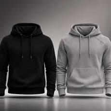 Kit 2 Unidades Moletom Feminino Capuz Canguru Blusa de Frio Estilo Premium Inverno