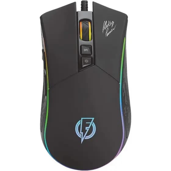 Mouse Gamer Epic Flakes Power ELG RGB com 7 Botões 4800 DPI