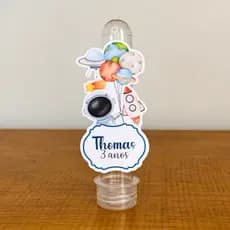 50 Aplique Tubete Personalizado - Aniversário - Astronauta | FAZEMOS TODOS OS TEMAS
