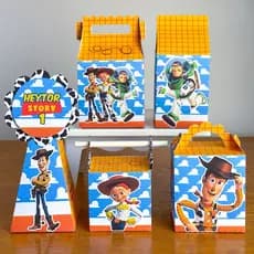 Kit Festa Toy Story  | 15 uni dades | Lembrancinhas | Caixinha | Luxo | Pegue Monte | Kit só um bolinho