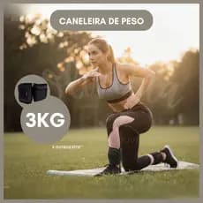 3Kg Par Caneleira Tornozeleira Com Peso Treino Exercício Crossfit Fitness Exercícios Musculação Par!