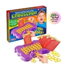 Jogo Emboscada Didático Com 50 Desafios Para o Raciocínio