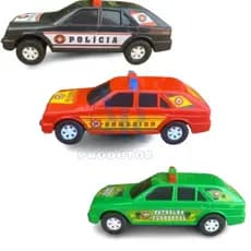 Kit 3  Carrinho de Brinquedo Plástico -Presente Brinquedo Menino