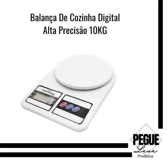 Balança De Cozinha Digital Alta Precisão Até 10kg