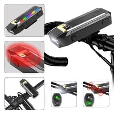 Poderoso Farol de Bicicleta LED Recarregável, Luz Frontal para Bicicleta