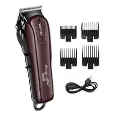 Kemei Km-2600-P Máquina De Cortar Cabelo Elétrico 5w Potente Recarregável Variação: USB-KM-2600-P