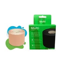 Rolo fita Kinesio Tape Multilaser Multi saúde 5m para todas as áreas do corpo Tapping