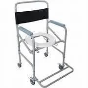 CADEIRA DE BANHO HIGIÊNICA D30 DELLAMED - DOBRÁVEL E COMPACTA SUPORTE 100KG