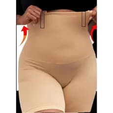 SHORT CINTA MODELADOR ORIGINAL 4 Barbatanas - Alta Compressão - Não Enrola - Empina Bumbum Plus Size