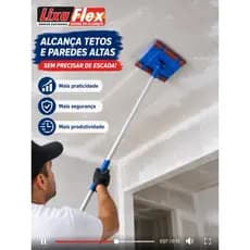 Suporte ,Lixador Manual para Parede e Teto Lixaflex Original com Extensor