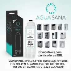 REFIL purificador,compativel com ibbl ,AGUA SANA 008 SANA BBL