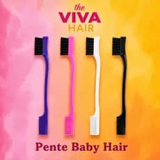 Escovinha e Pente para Baby Hair 2 em 1