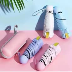 Guarda Chuva de sol Caso Óculos Da Cápsula ultra light mini Sombrinha Bolso sus