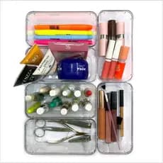 Kit 6 Organizador Multiuso Acrílico 15x7,5 Gaveta Maquiagem