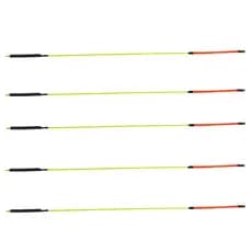 Kit Ponteira Inteligente Dedo Duro para Vara Telescópica com Argola Cor Amarelo com Laranja Pesca Tilápia / Curimba / Piau - Escolha a quantidade